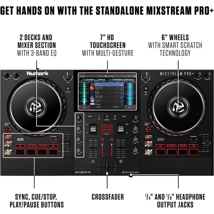 Mixstream Pro + Standalone DJ Controller