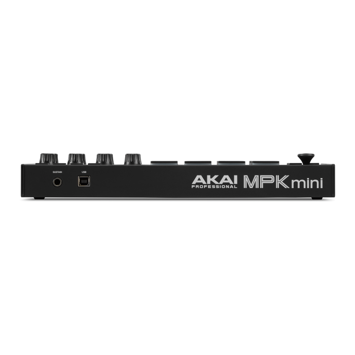 Akai MPK Mini MK3 25-Key MIDI Controller, Black with USB Mic, Headphones  MPKMINI3B A