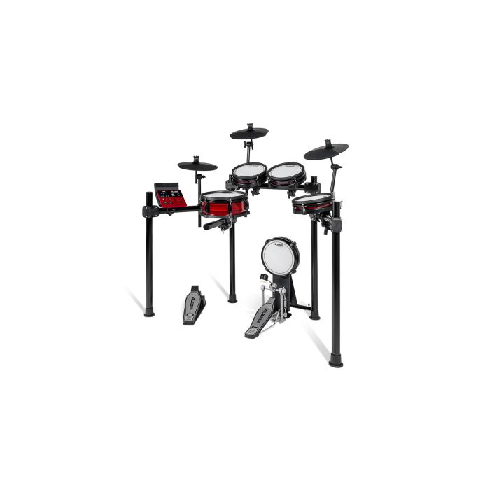 Nitro Pro Kit - Ten Piece Professional Electronic Mesh Drum Kit with Bluetooth(R)