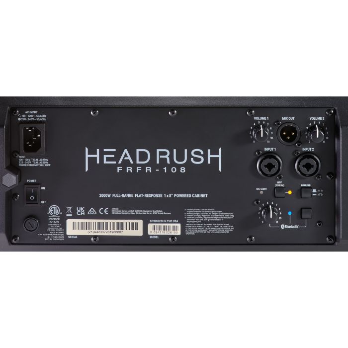 HeadRush FRFR-108 MKII The Powerful Full-Range Flat-Response Cabinet for  Guitarists and Bassists – With Bluetooth®