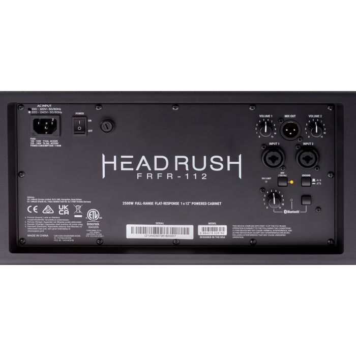 HeadRush FRFR-112 MKII The Powerful Full-Range Flat-Response Cabinet for  Guitarists and Bassists – With Bluetooth®