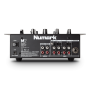 A rear view of the Numark M2 2-Channel Scratch Mixer