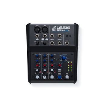 MultiMix 4 USB FX 4-Channel Mixer with Effects & USB Audio Interface