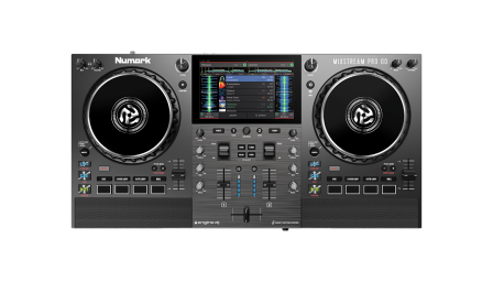 Mixstream Pro Go - battery-powered standalone streaming DJ controller with Amazon music